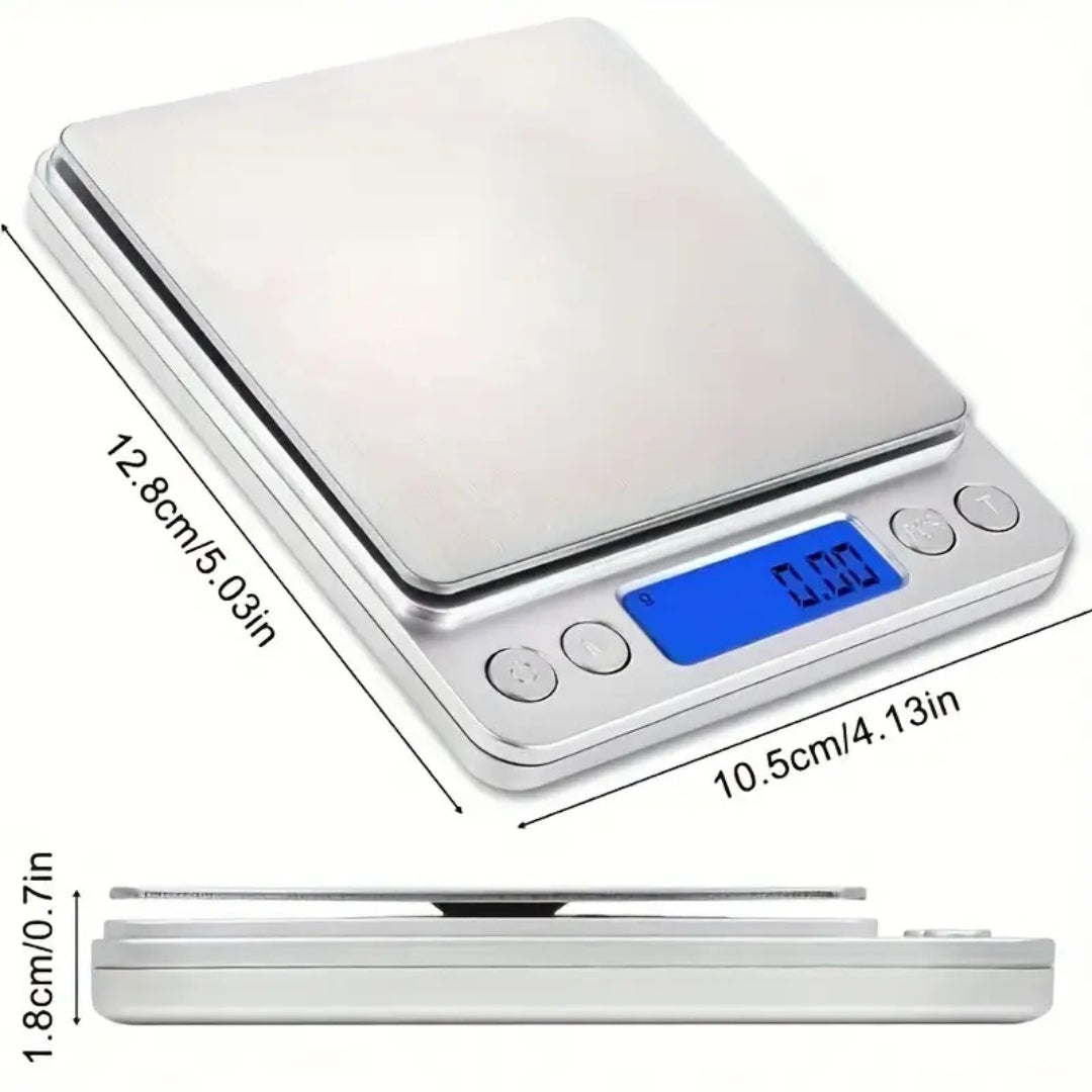 Digital Weighing Scales - 100% Precision (6 Units) includes Clear Protective Trays